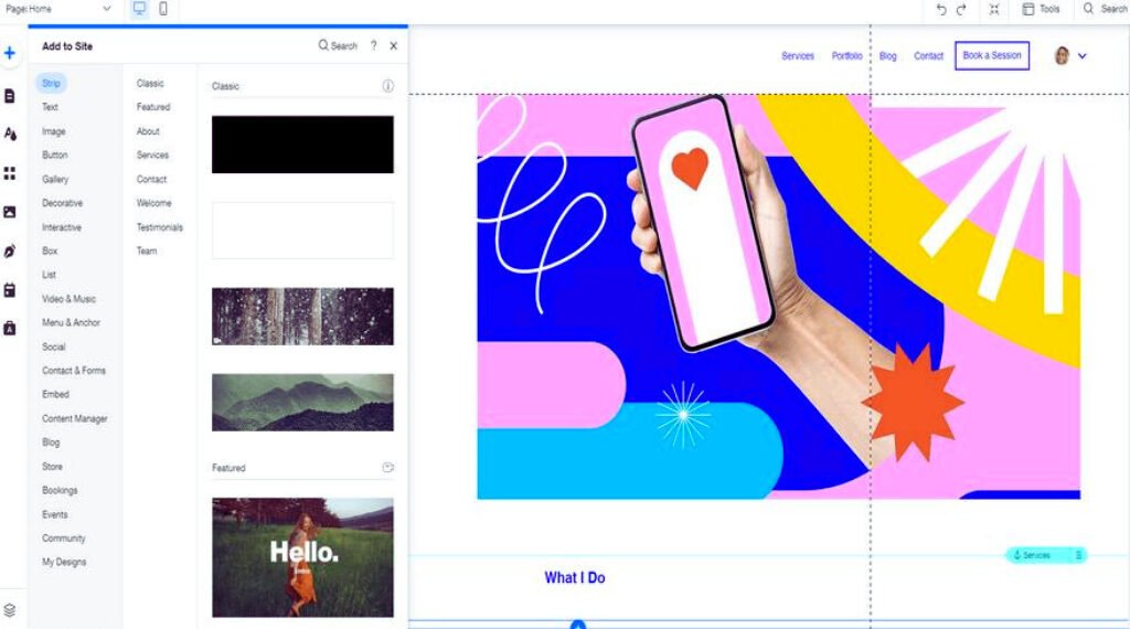 wix editor ADI