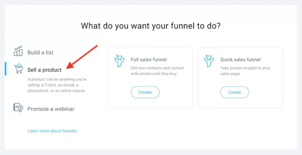getresponse funnel builder